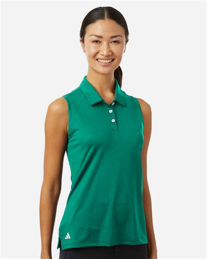 Adidas A1005 Women's Ottoman Sleeveless Polo