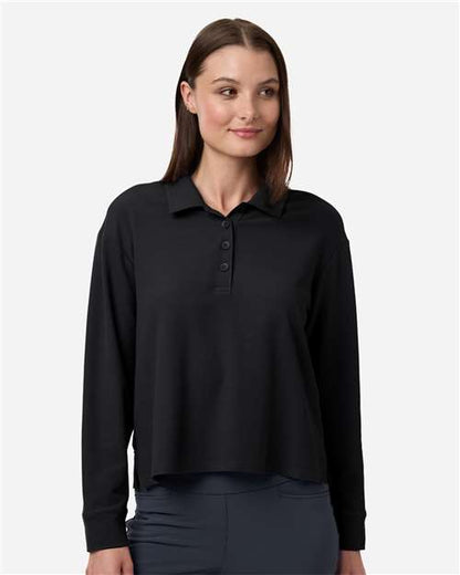 Adidas A1008 Women's Beyond Long Sleeve Loose Polo