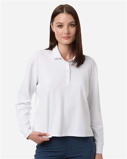 Adidas A1008 Women's Beyond Long Sleeve Loose Polo