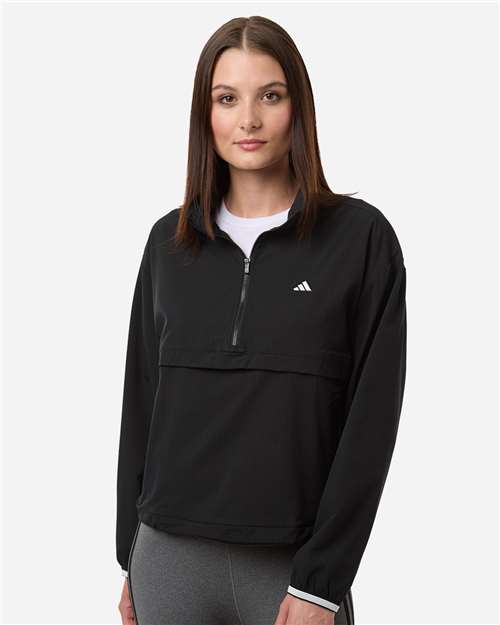 Adidas A1012 Women's Go-To Quarter-Zip Jacket