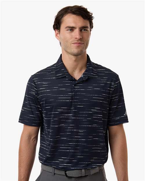 Adidas A2015 Men's Ultimate365 Mesh Glimmer Print Polo