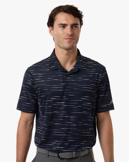 Adidas A2015 Men's Ultimate365 Mesh Glimmer Print Polo