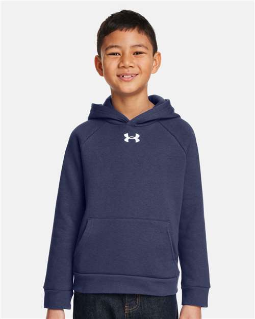 Under Armour 1379792 Youth Rival Fleece Hooded Sweatshirt