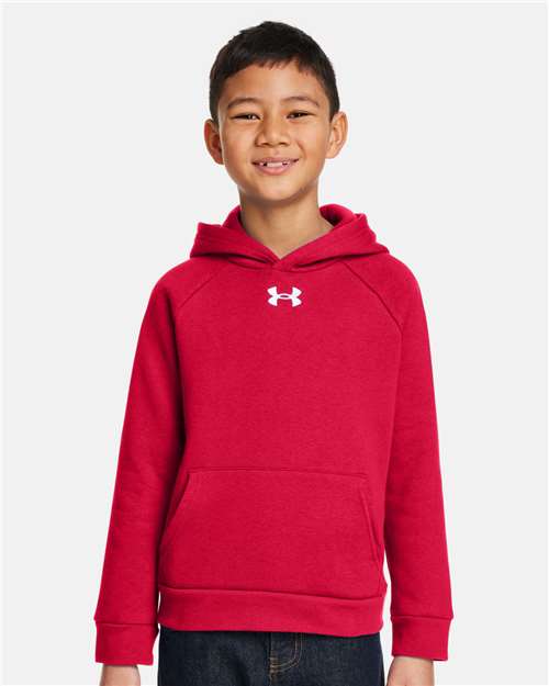Under Armour 1379792 Youth Rival Fleece Hooded Sweatshirt