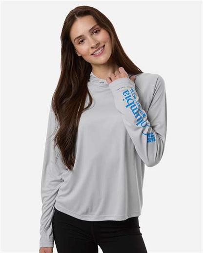 Columbia 216061 Women's PFG Tidal Tee™ Hooded Long Sleeve