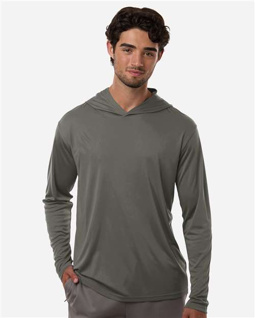 AllPro 48510 Men's Pro-Lock Performance Hooded Long Sleeve T-Shirt