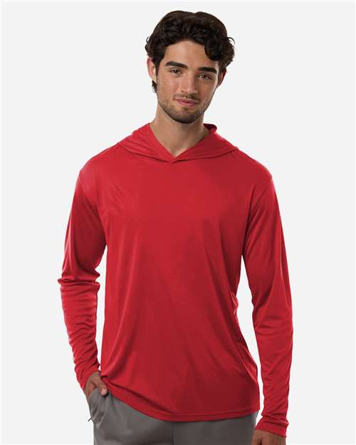 AllPro 48510 Men's Pro-Lock Performance Hooded Long Sleeve T-Shirt