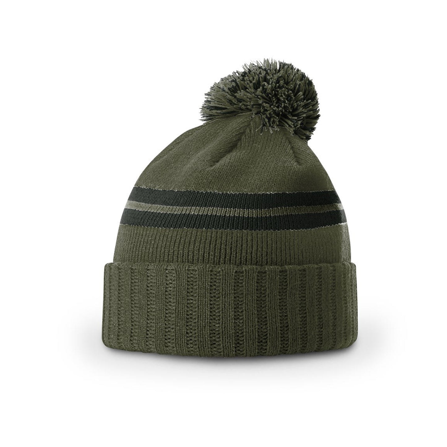 Richardson 135 Short Pom Knit Beanie - Blank