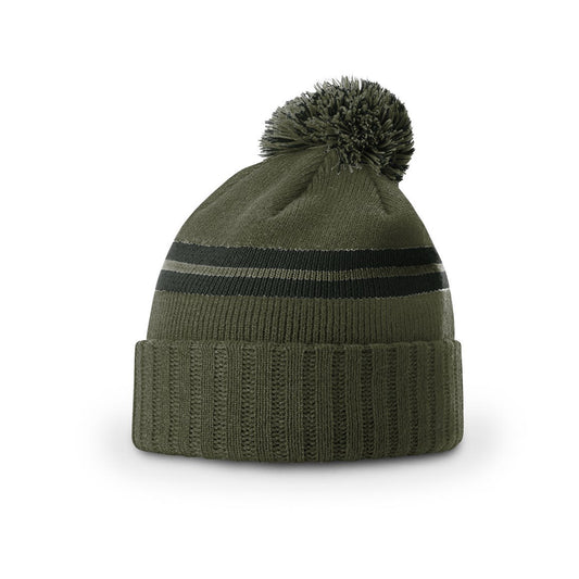 Richardson 135 Short Pom Knit Beanie - Blank