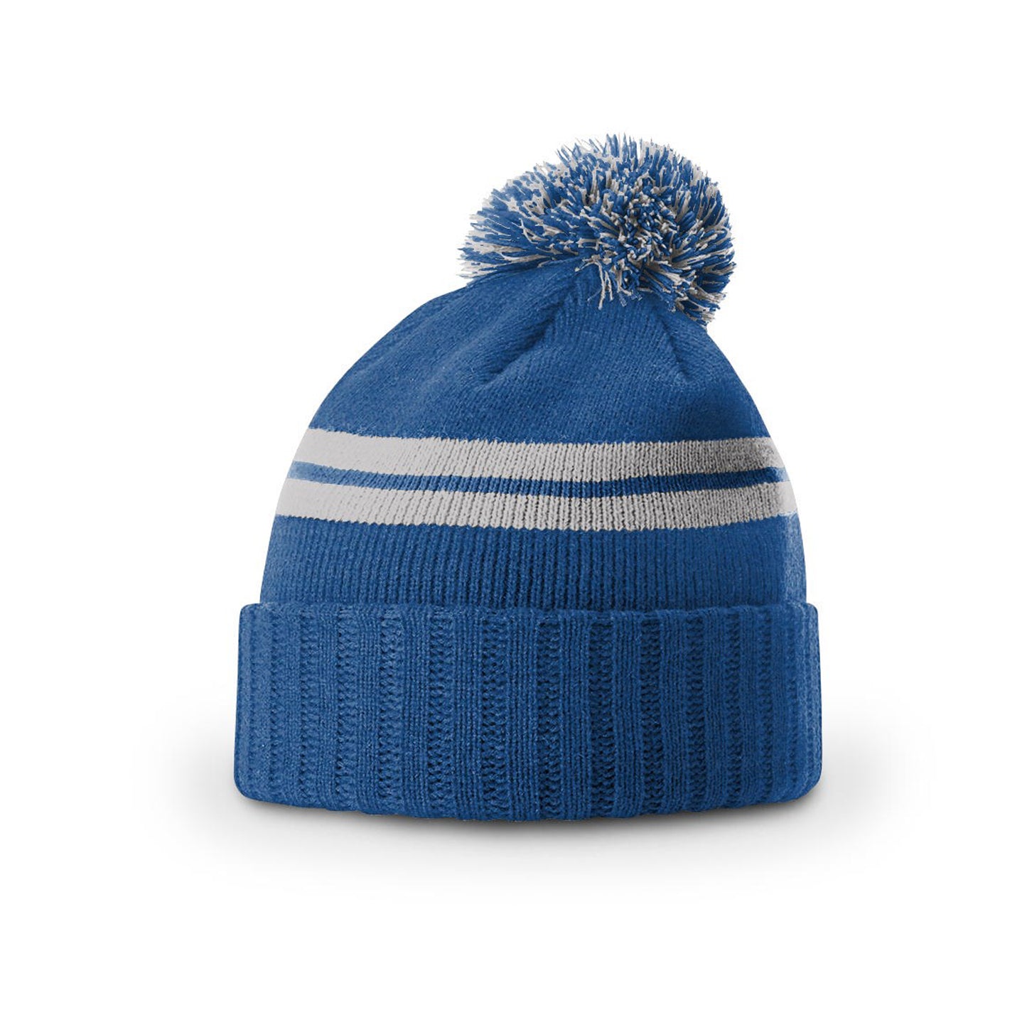 Richardson 135 Short Pom Knit Beanie - Blank