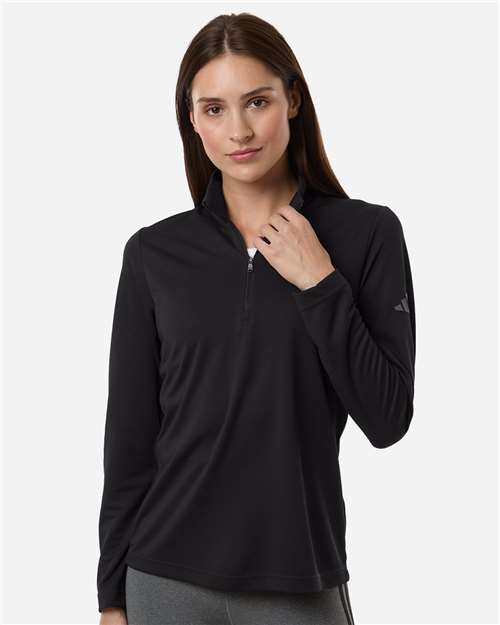 Adidas A400 Women's Lightweight Quarter-Zip Pullover
