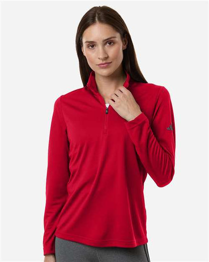Adidas A400 Women's Lightweight Quarter-Zip Pullover