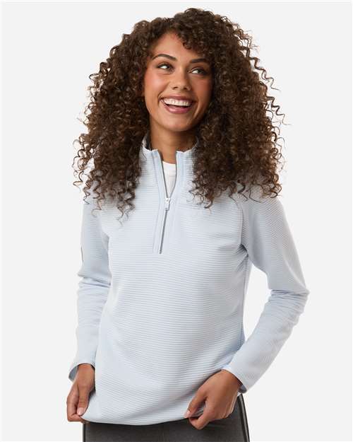 Adidas A589 Women's Spacer Quarter-Zip Pullover