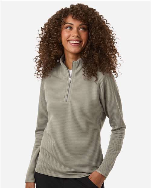 Adidas A589 Women's Spacer Quarter-Zip Pullover