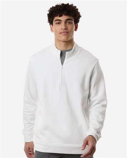 Adidas A721 Men's Elevated Fleece Quarter-Zip Pullover