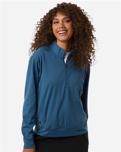 Adidas A1002 Women's Ultimate365 Quarter-Zip Pullover