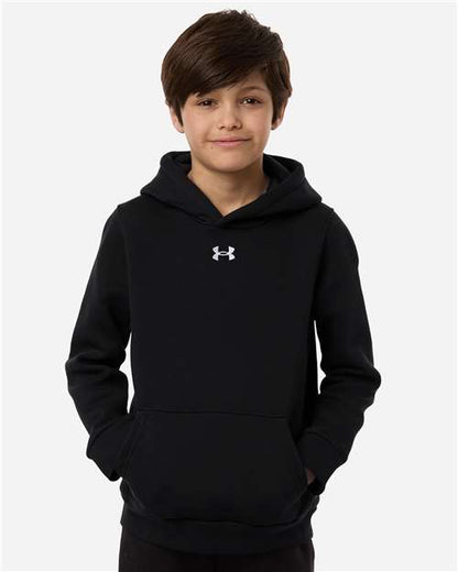 Under Armour 6014162 Youth Team Icon Fleece Hooded Sweatshirt