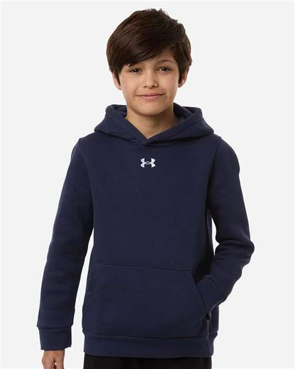 Under Armour 6014162 Youth Team Icon Fleece Hooded Sweatshirt