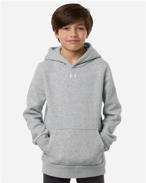Under Armour 6014162 Youth Team Icon Fleece Hooded Sweatshirt