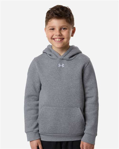 Under Armour 6014162 Youth Team Icon Fleece Hooded Sweatshirt