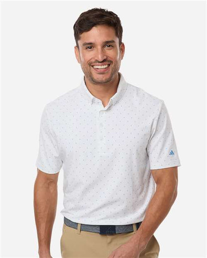 Adidas A2028 Men's Ultimate365 Micro Print Polo