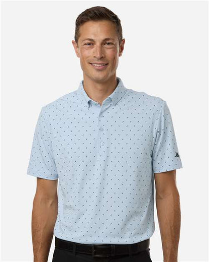 Adidas A2028 Men's Ultimate365 Micro Print Polo