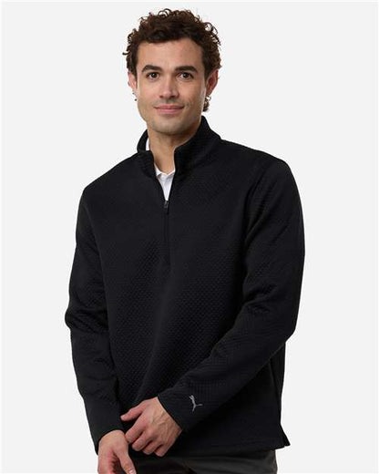 Puma Golf 638595 Men's Pebble Quarter-Zip Pullover