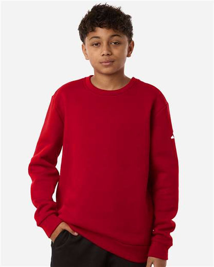 Adidas AT202 Youth Fleece Crewneck Sweatshirt