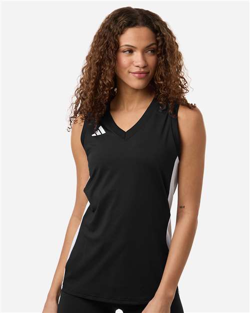 Adidas AT120 Women's Quickset V-Neck Sleeveless Jersey