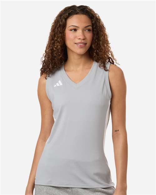 Adidas AT120 Women's Quickset V-Neck Sleeveless Jersey