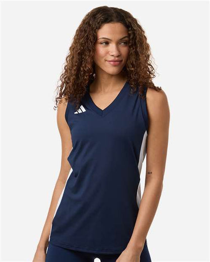 Adidas AT120 Women's Quickset V-Neck Sleeveless Jersey