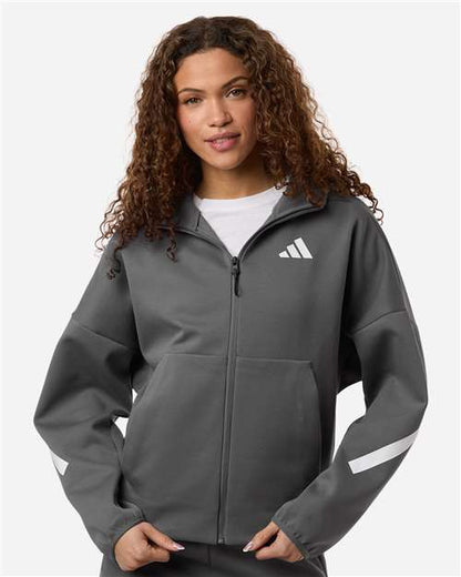 Adidas AT221 Women's Z.N.E Full-Zip Hooded Sweatshirt