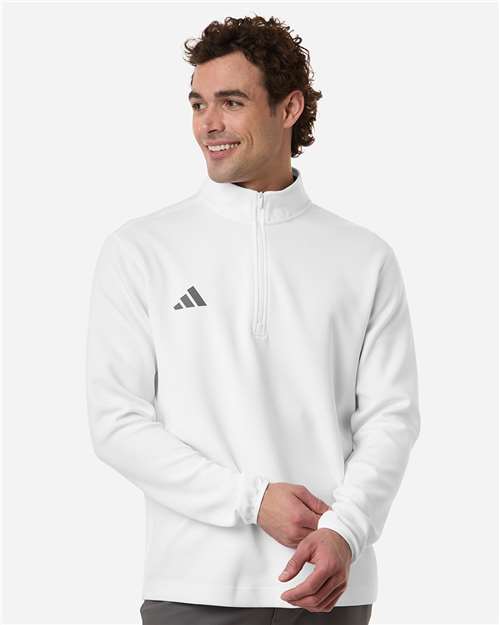 Adidas AT400 Men's 3-Stripes Quarter-Zip Pullover