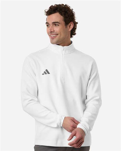Adidas AT400 Men's 3-Stripes Quarter-Zip Pullover