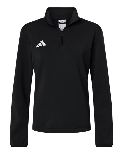 Adidas AT401 Women's 3-Stripes Quarter-Zip Pullover