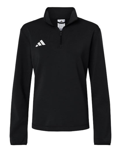 Adidas AT401 Women's 3-Stripes Quarter-Zip Pullover