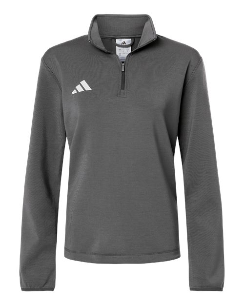 Adidas AT401 Women's 3-Stripes Quarter-Zip Pullover
