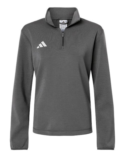 Adidas AT401 Women's 3-Stripes Quarter-Zip Pullover