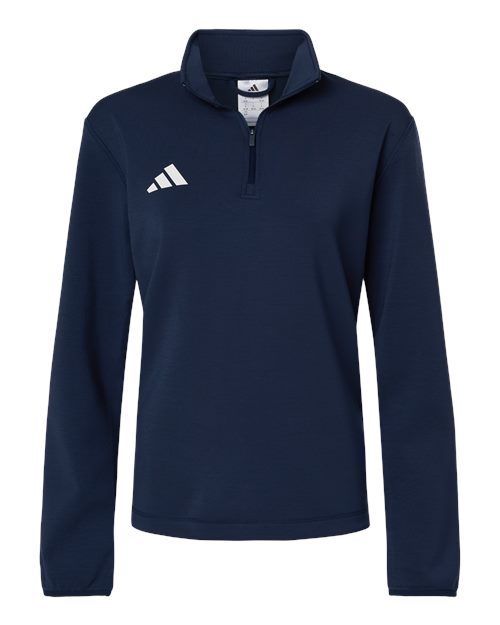 Adidas AT401 Women's 3-Stripes Quarter-Zip Pullover