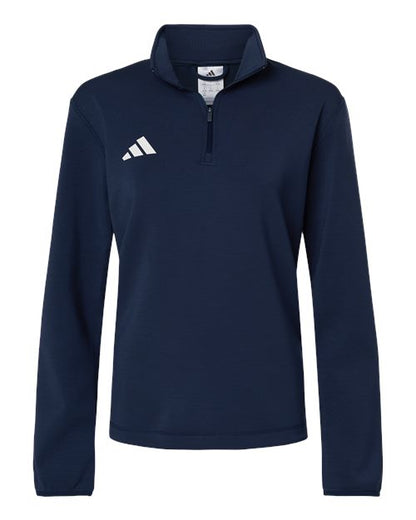 Adidas AT401 Women's 3-Stripes Quarter-Zip Pullover