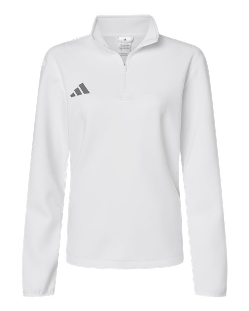 Adidas AT401 Women's 3-Stripes Quarter-Zip Pullover