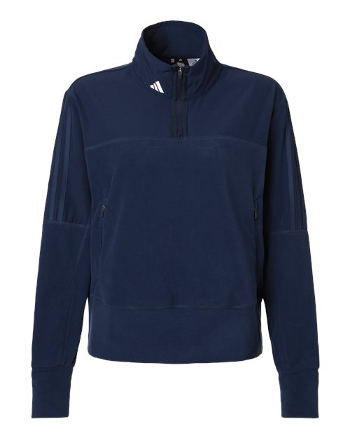 Adidas A601 Women's Fleece Quarter-Zip Pullover