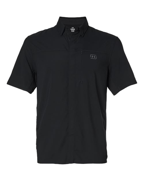 Under Armour 1383571 Men's Fish Pro Hybrid Woven Short Sleeve Shirt