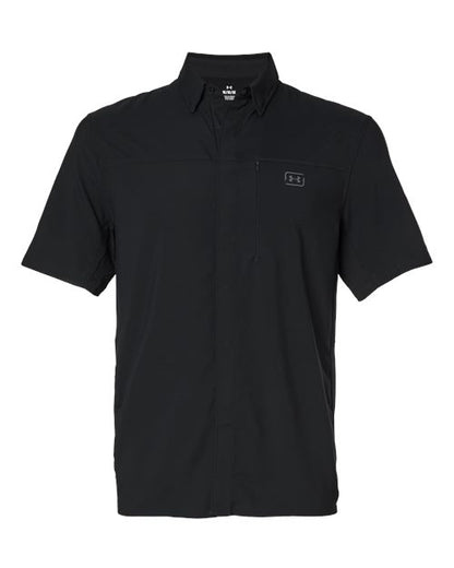 Under Armour 1383571 Men's Fish Pro Hybrid Woven Short Sleeve Shirt