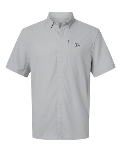 Under Armour 1383571 Men's Fish Pro Hybrid Woven Short Sleeve
