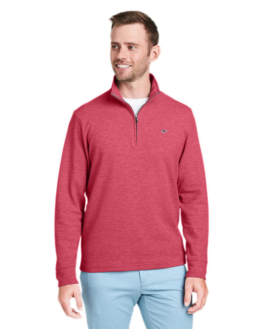 vineyard vines K002708 Men's Saltwater Quarter-Zip Pullover