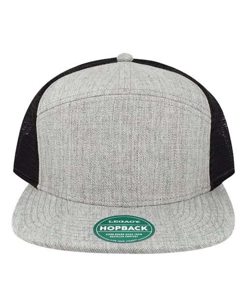 LEGACY H7FB Hopback Seven-Panel Trucker Cap