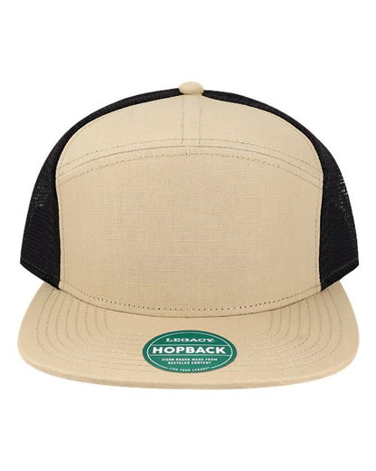 LEGACY H7FB Hopback Seven-Panel Trucker Cap
