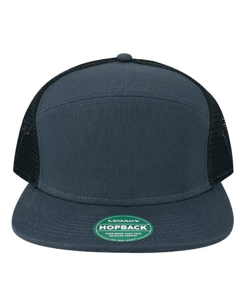 LEGACY H7FB Hopback Seven-Panel Trucker Cap