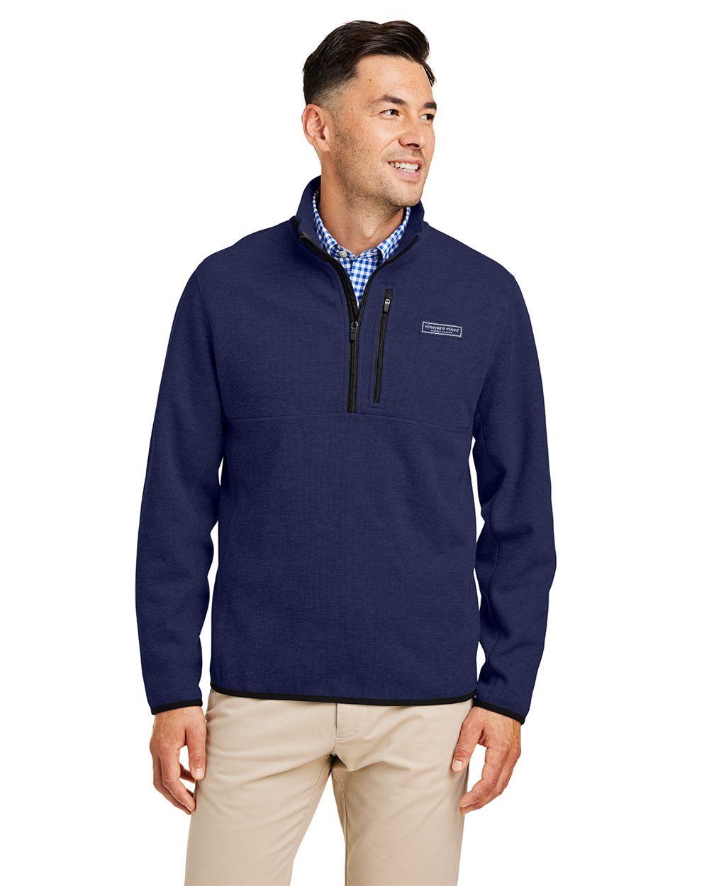 vineyard vines K004694 Men's Mountain Sweaterfleece Quarter-Zip Pullover